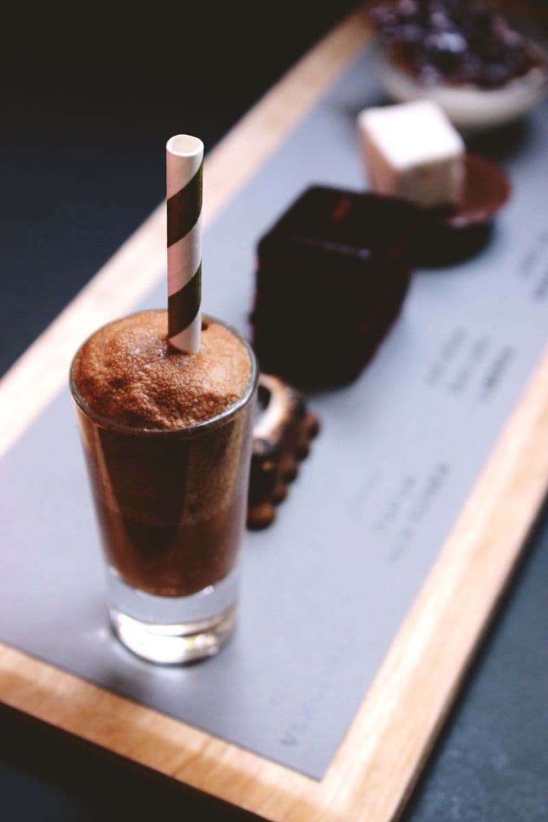 It began with melted chocolate